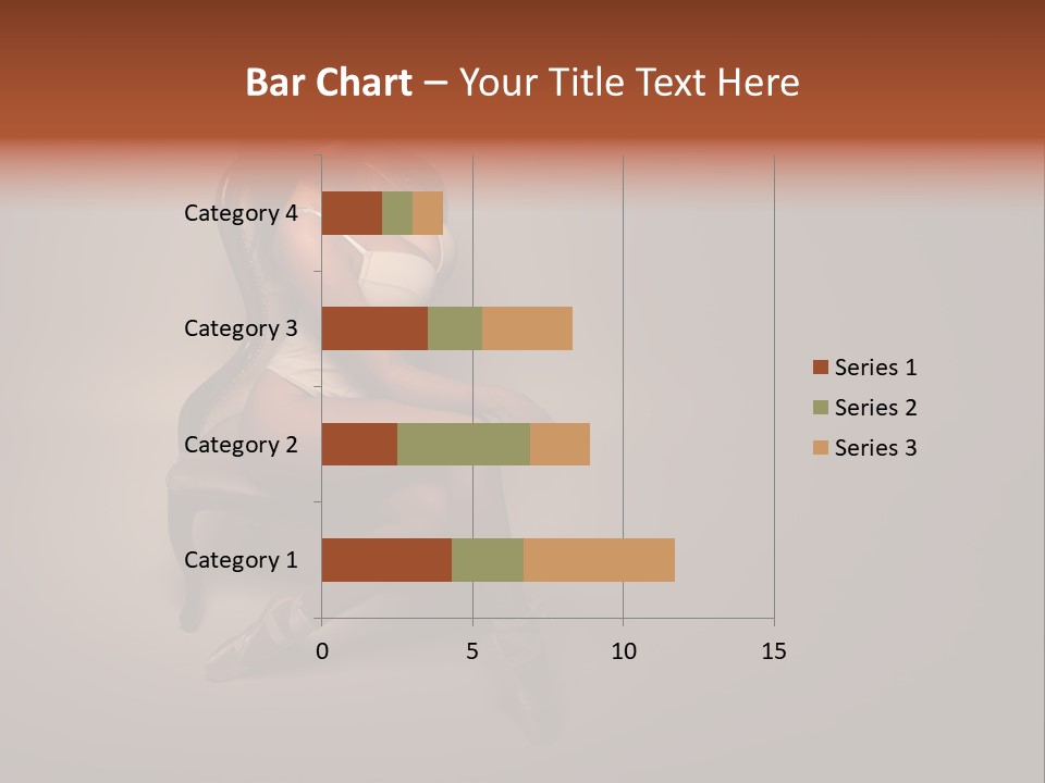 Large Portrait Bosom PowerPoint Template