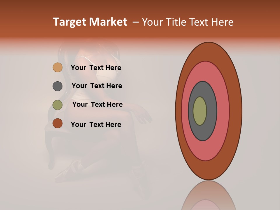 Large Portrait Bosom PowerPoint Template