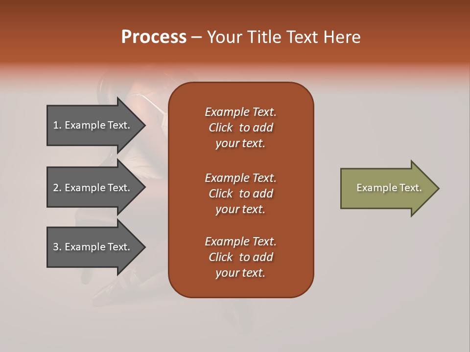 Large Portrait Bosom PowerPoint Template