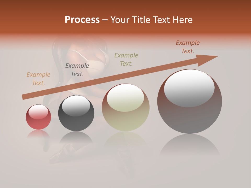 Large Portrait Bosom PowerPoint Template