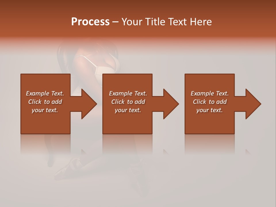 Large Portrait Bosom PowerPoint Template
