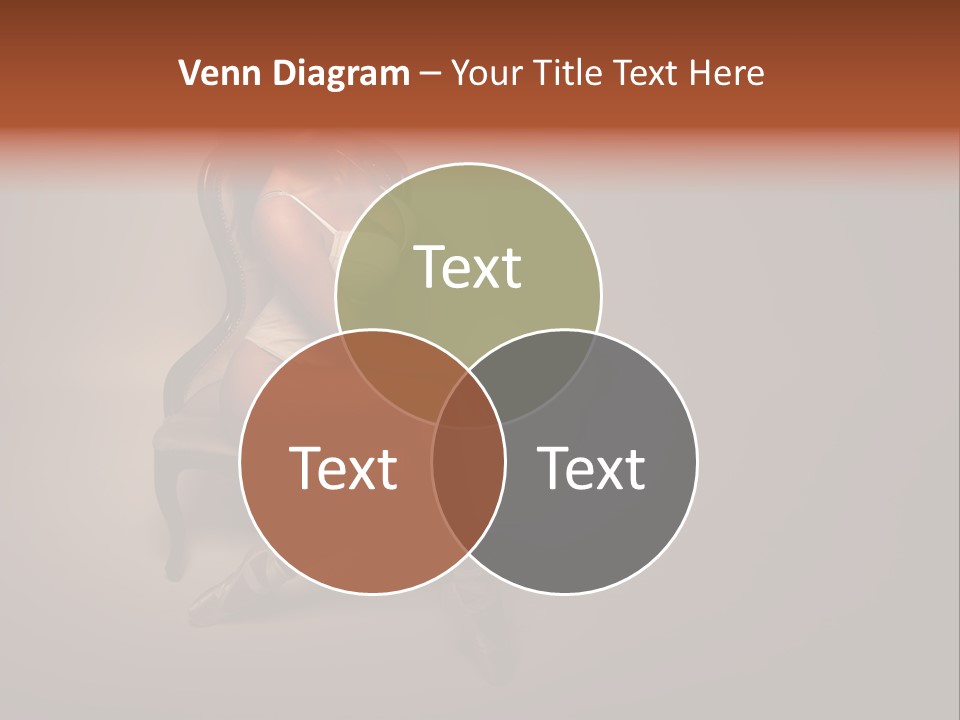 Large Portrait Bosom PowerPoint Template