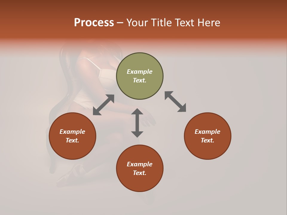 Large Portrait Bosom PowerPoint Template