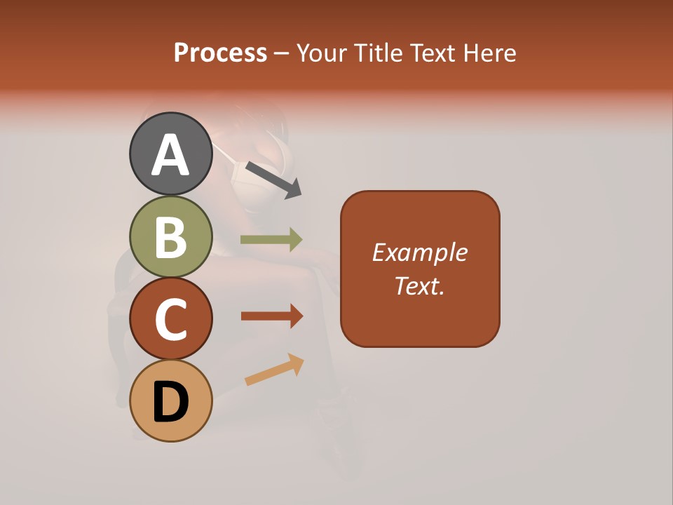 Large Portrait Bosom PowerPoint Template