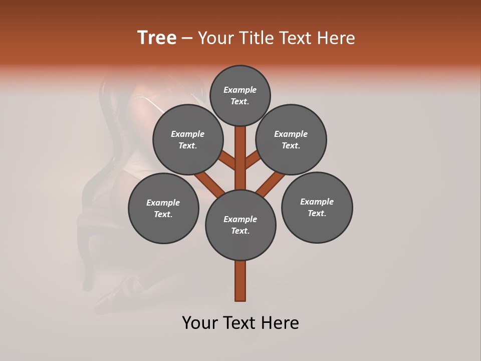 Large Portrait Bosom PowerPoint Template