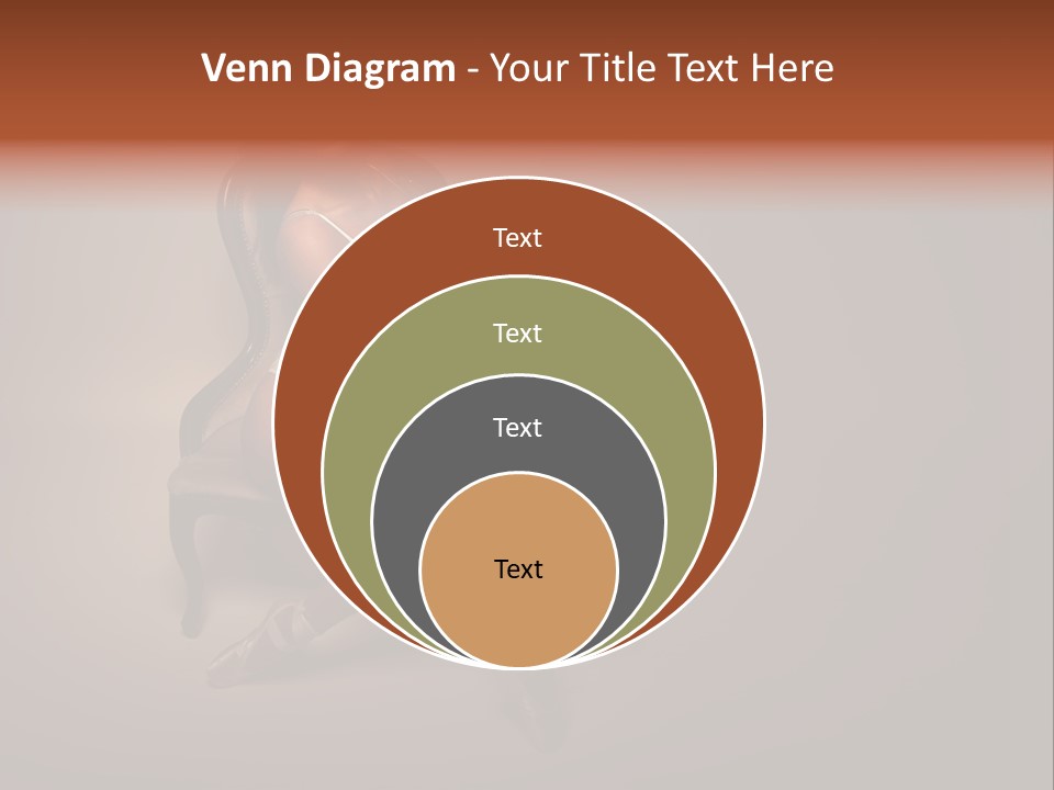 Large Portrait Bosom PowerPoint Template