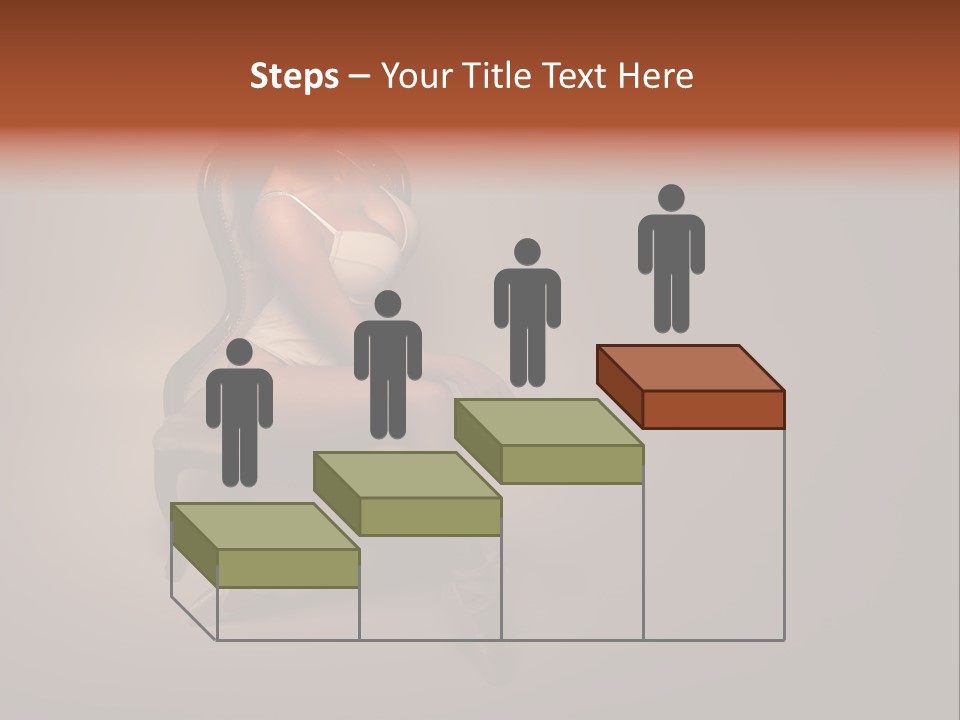 Large Portrait Bosom PowerPoint Template