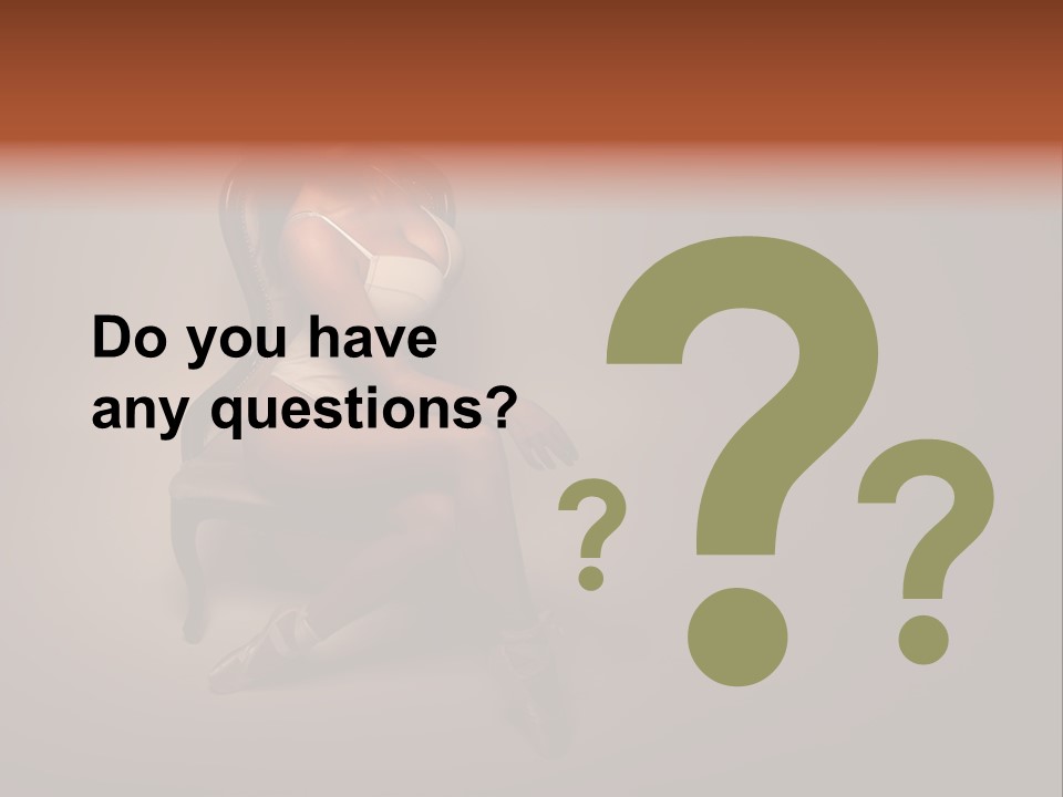 Large Portrait Bosom PowerPoint Template