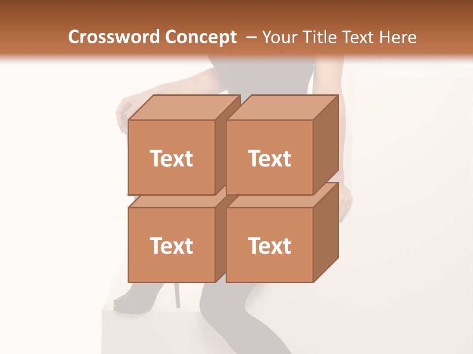 Temptress Long Bosom PowerPoint Template