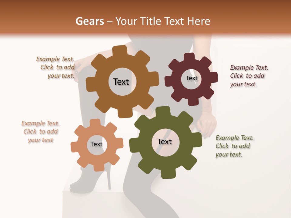 Temptress Long Bosom PowerPoint Template