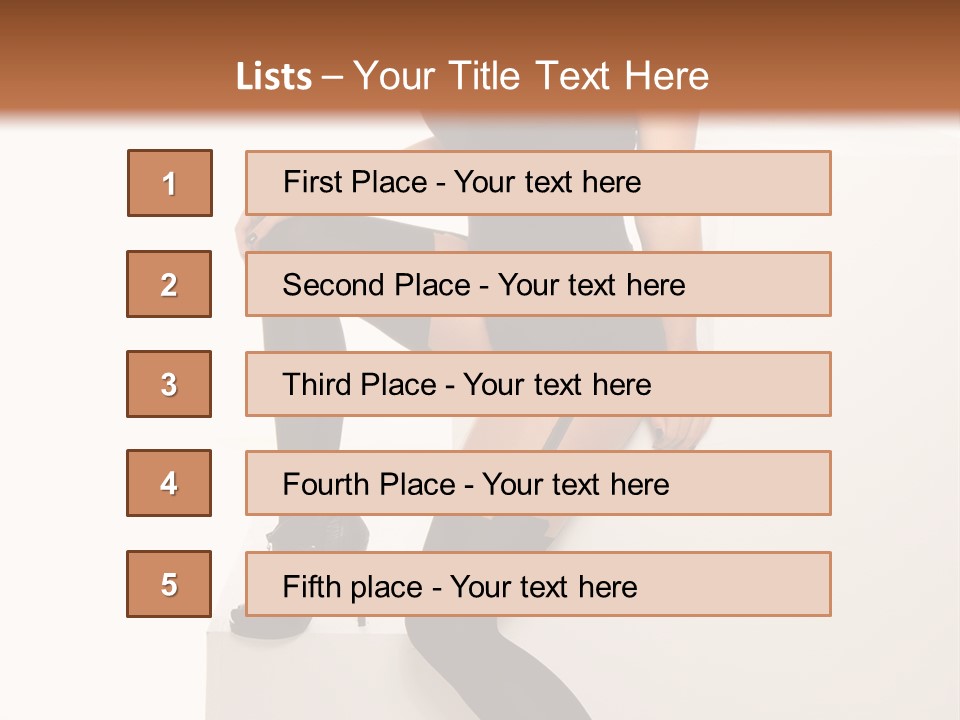 Temptress Long Bosom PowerPoint Template