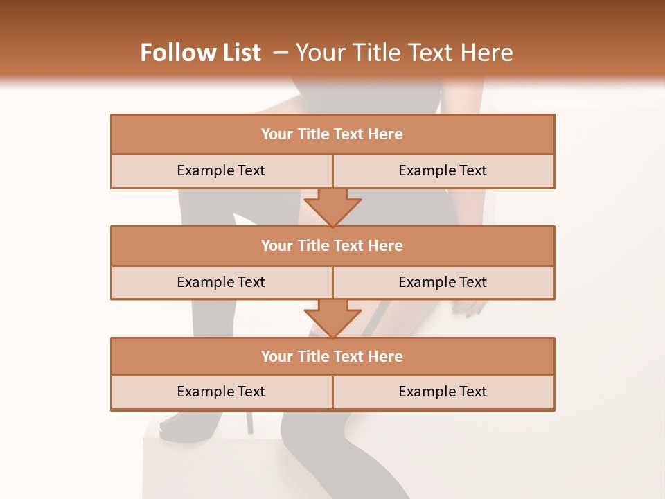 Temptress Long Bosom PowerPoint Template