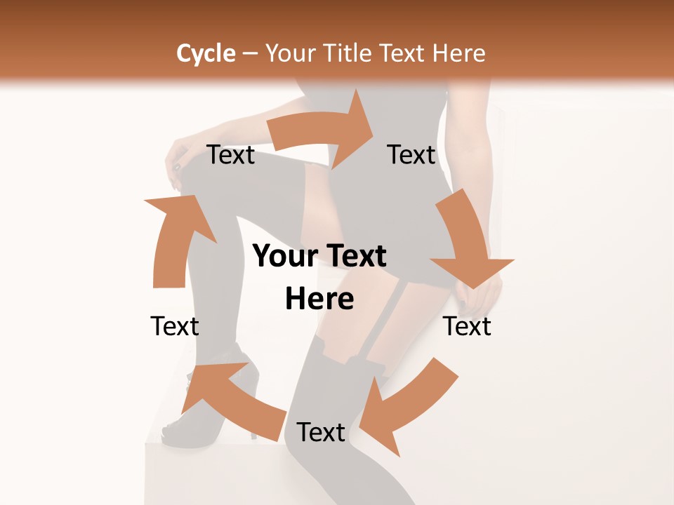 Temptress Long Bosom PowerPoint Template