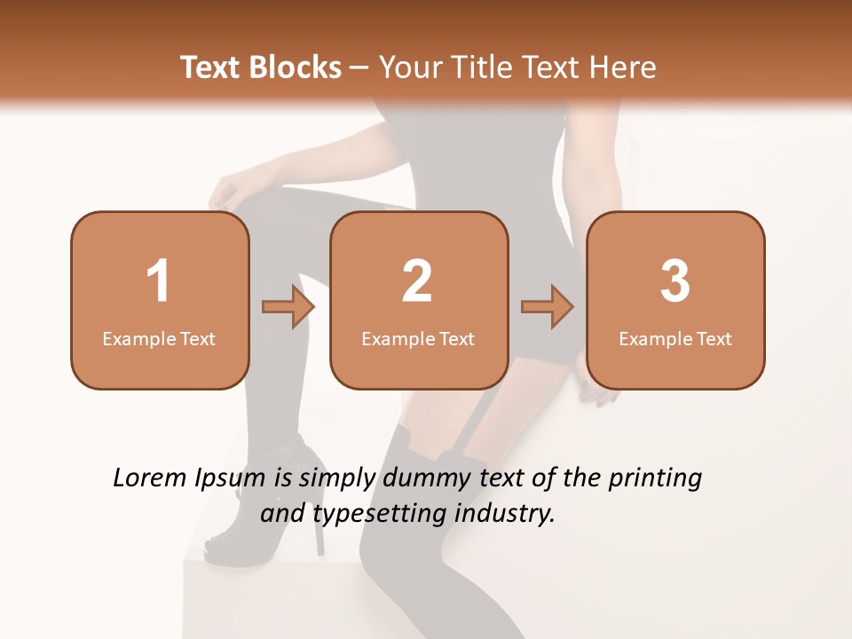 Temptress Long Bosom PowerPoint Template