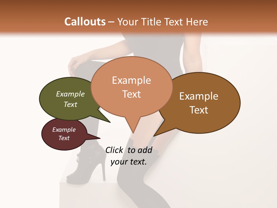 Temptress Long Bosom PowerPoint Template