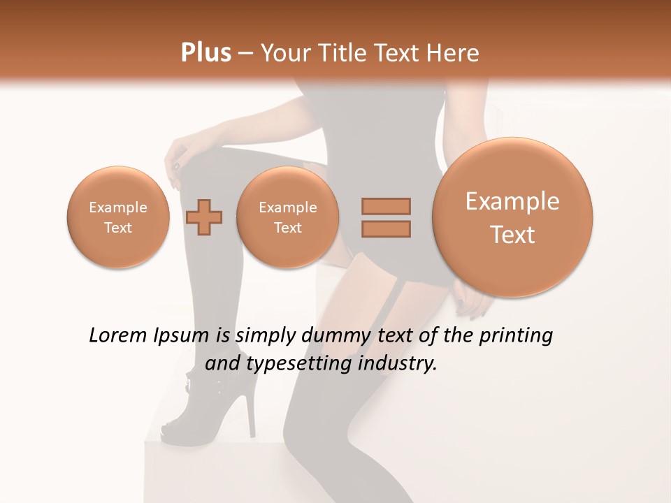 Temptress Long Bosom PowerPoint Template