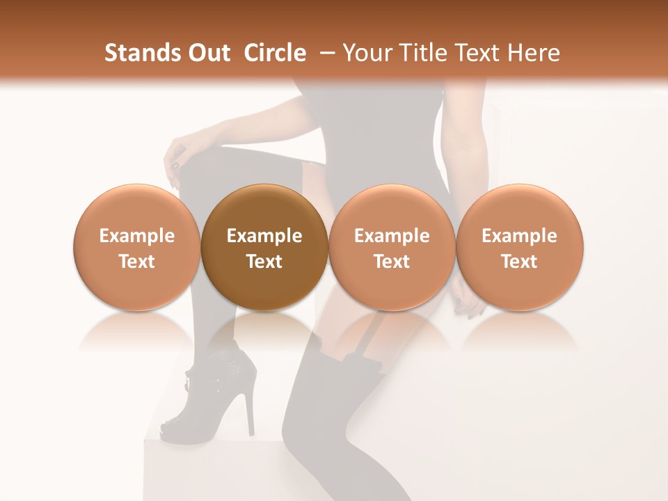 Temptress Long Bosom PowerPoint Template