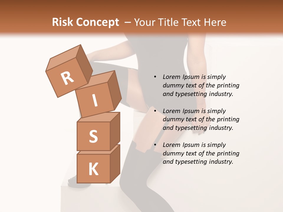 Temptress Long Bosom PowerPoint Template