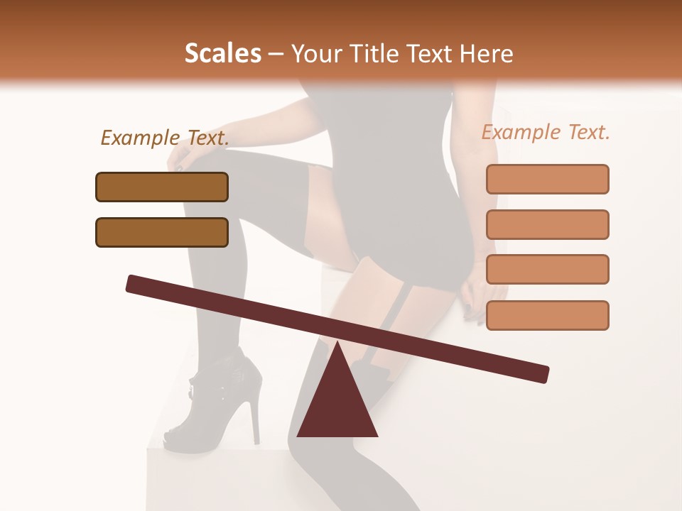 Temptress Long Bosom PowerPoint Template