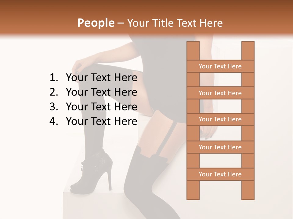 Temptress Long Bosom PowerPoint Template