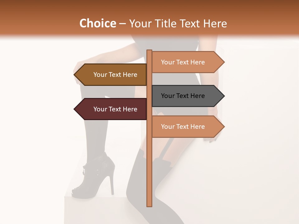 Temptress Long Bosom PowerPoint Template