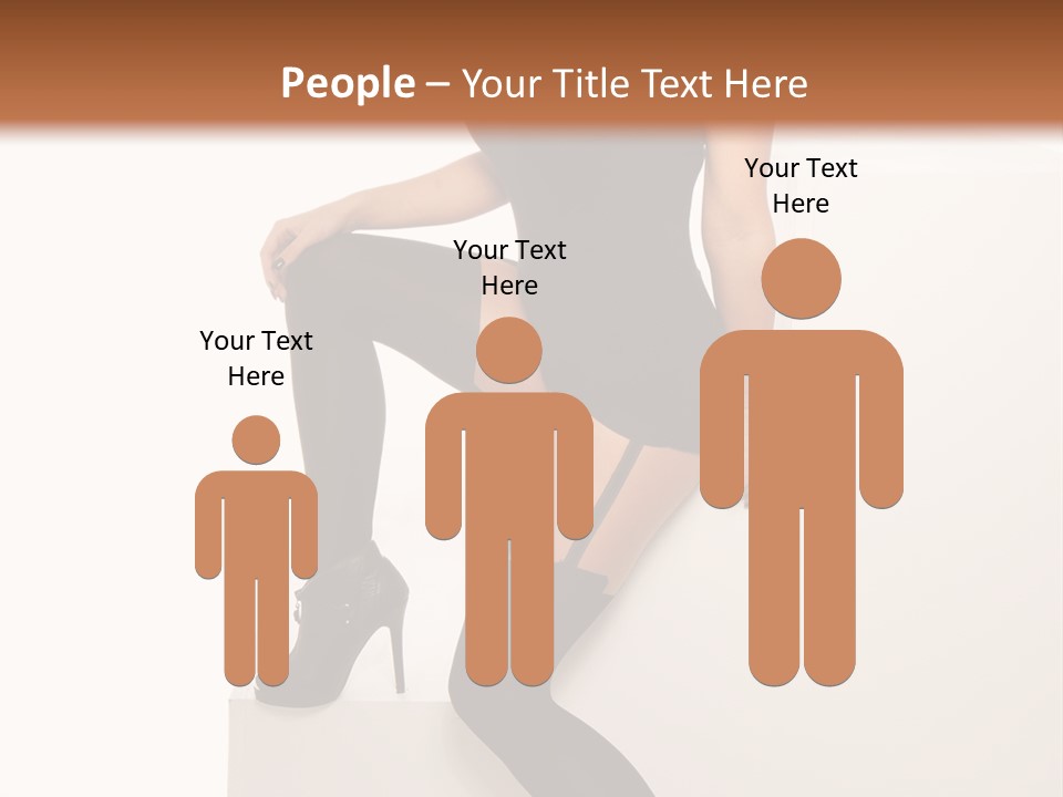 Temptress Long Bosom PowerPoint Template