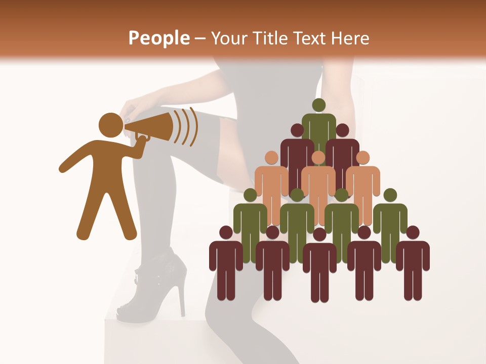 Temptress Long Bosom PowerPoint Template