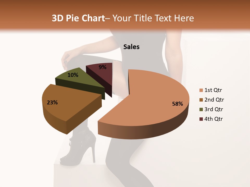 Temptress Long Bosom PowerPoint Template