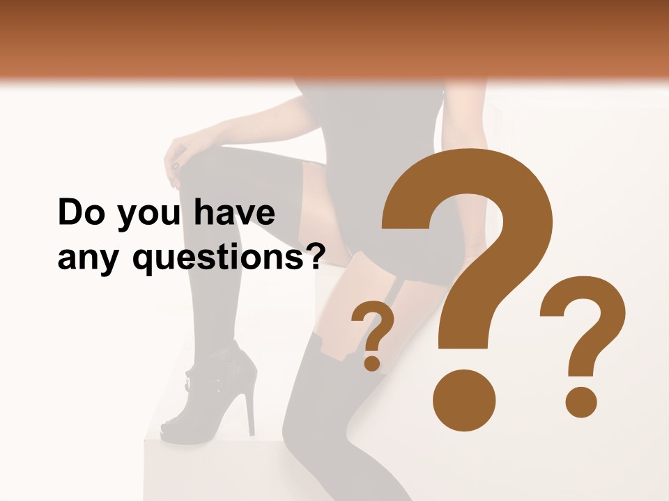 Temptress Long Bosom PowerPoint Template