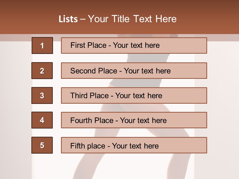 Ass Female Seductive PowerPoint Template