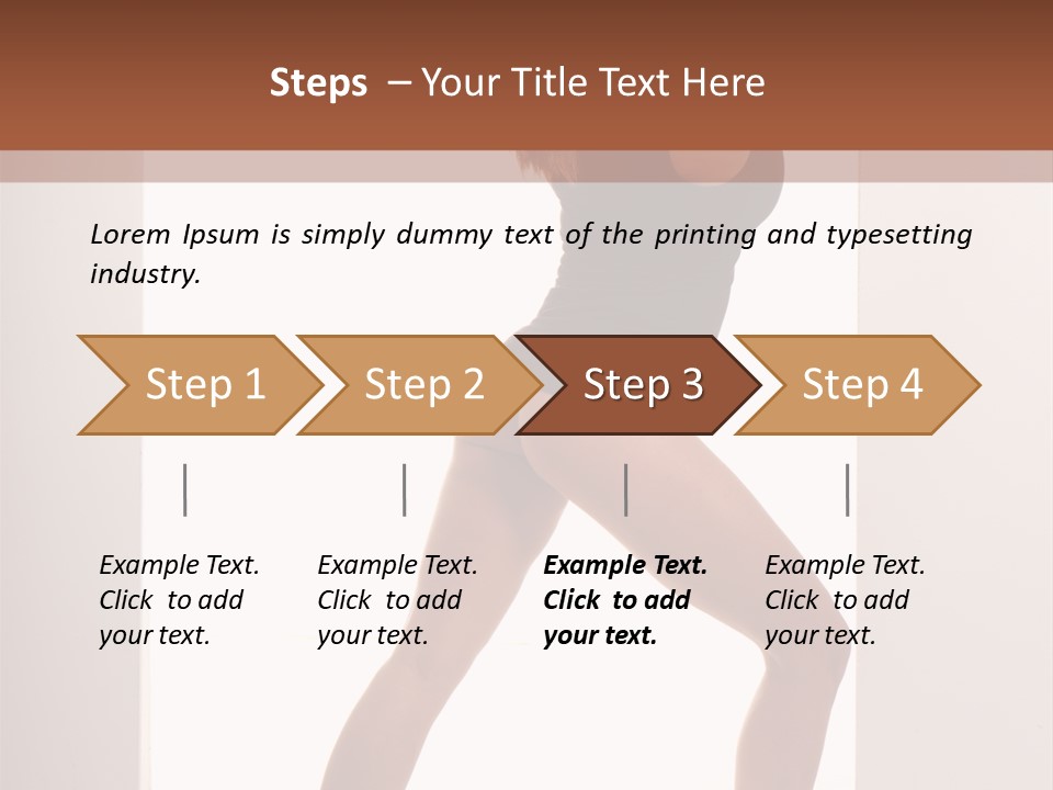 Ass Female Seductive PowerPoint Template