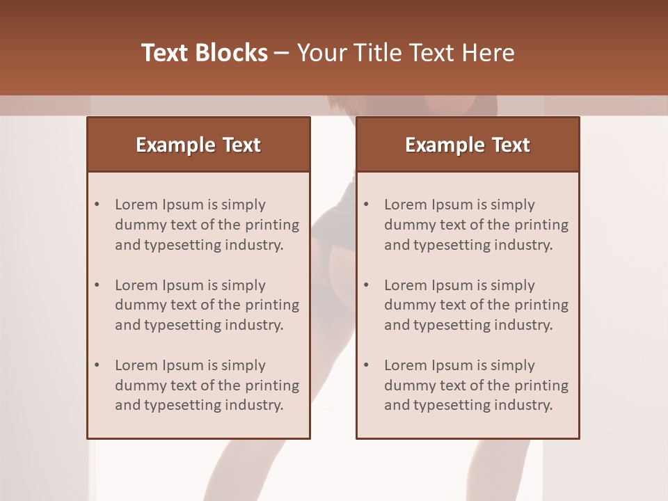 Ass Female Seductive PowerPoint Template