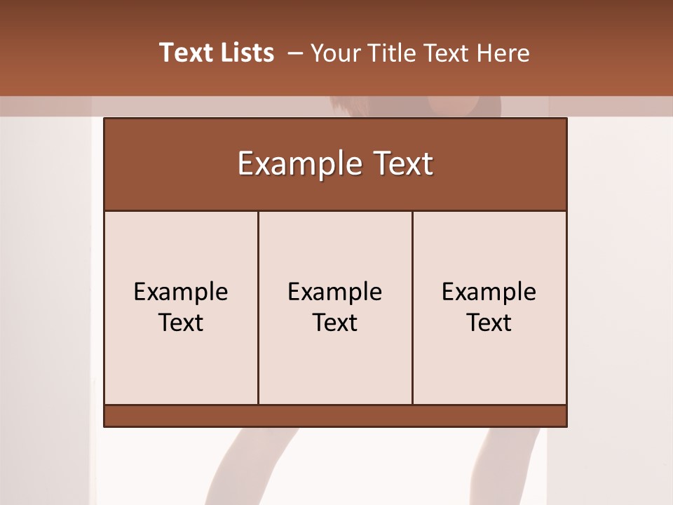 Ass Female Seductive PowerPoint Template
