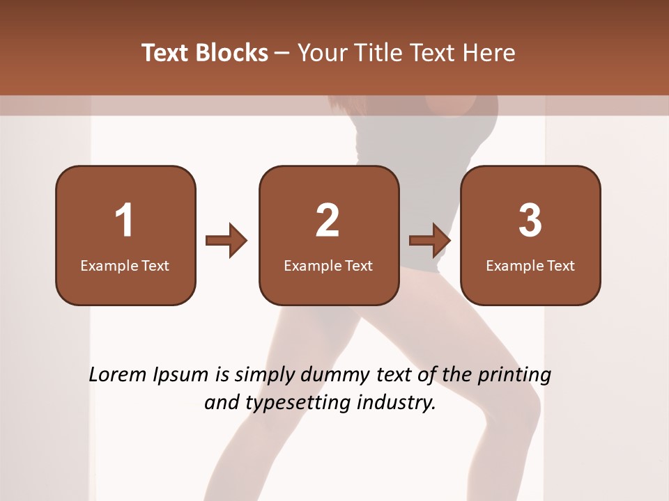 Ass Female Seductive PowerPoint Template