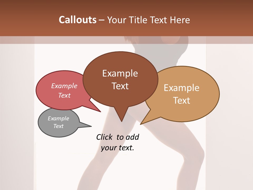 Ass Female Seductive PowerPoint Template
