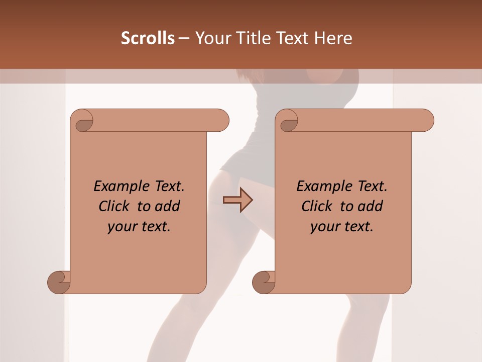 Ass Female Seductive PowerPoint Template