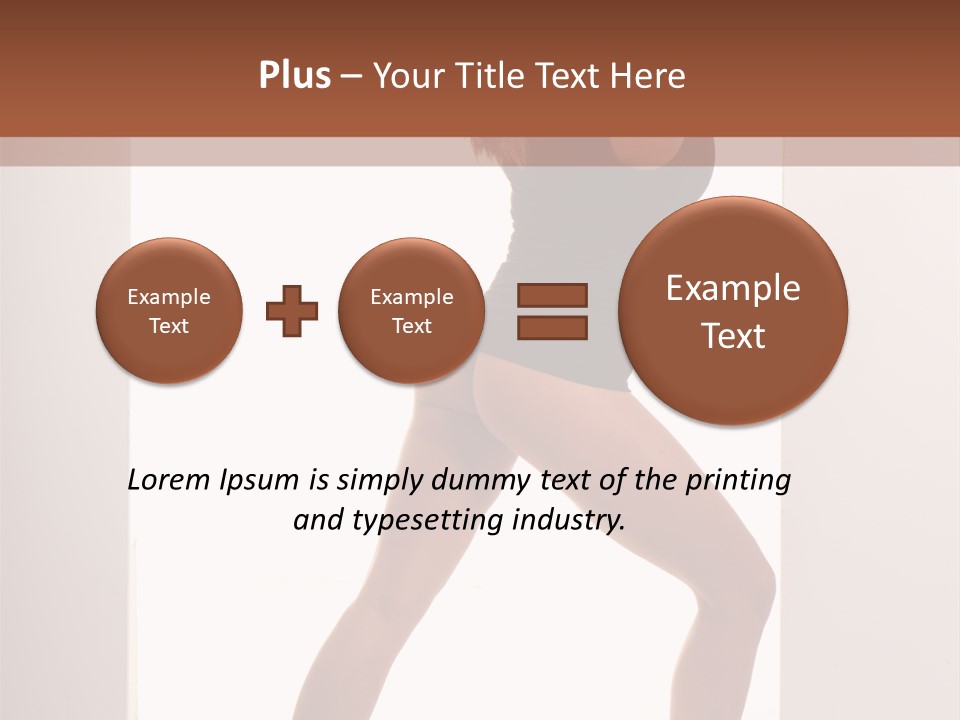 Ass Female Seductive PowerPoint Template