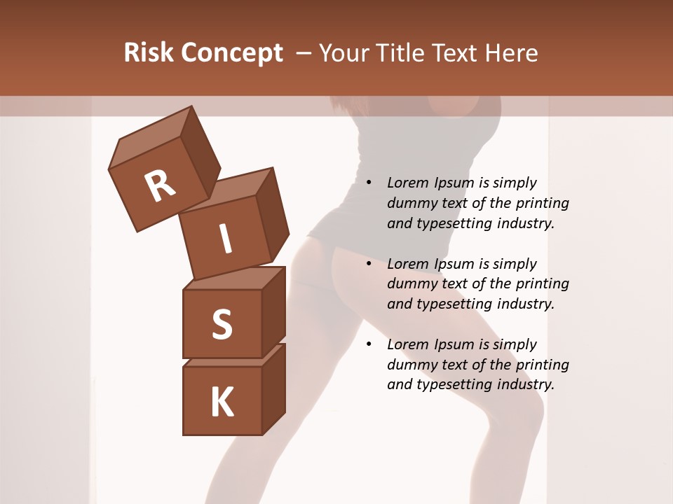 Ass Female Seductive PowerPoint Template