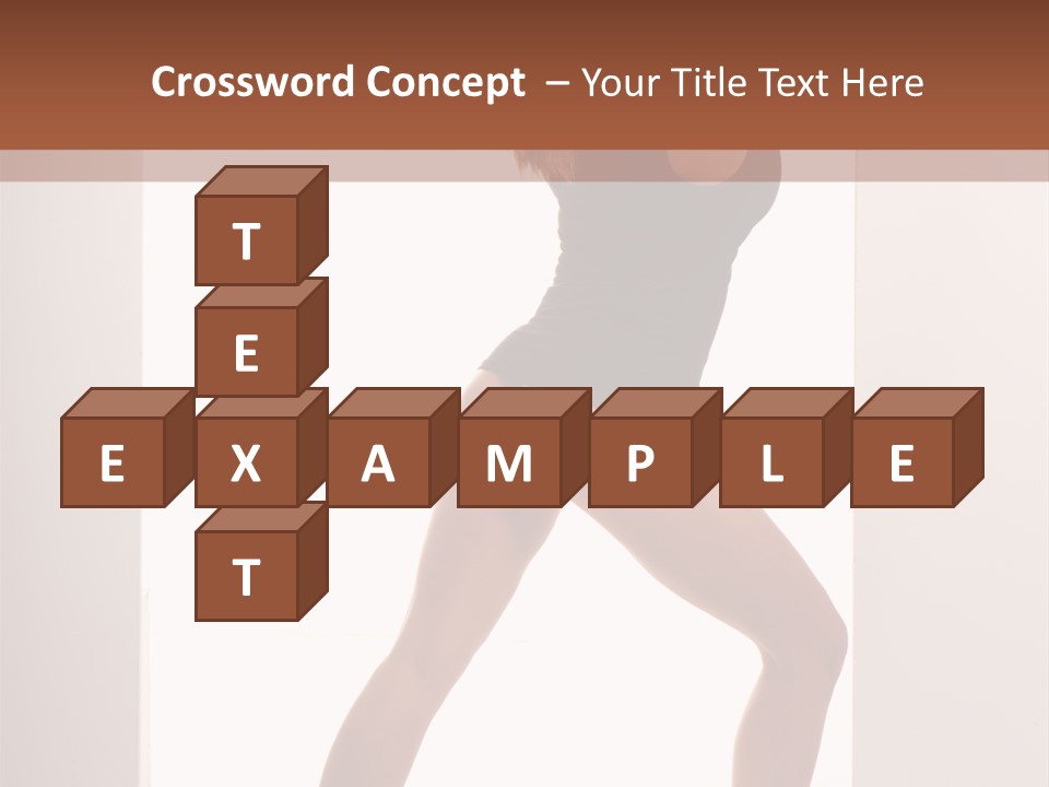 Ass Female Seductive PowerPoint Template