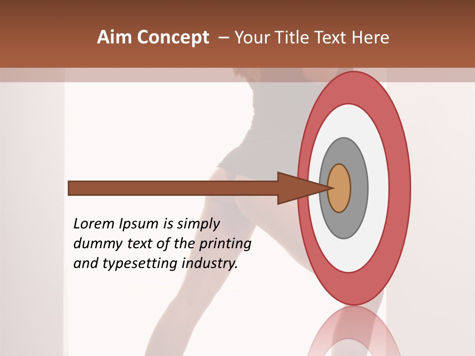 Ass Female Seductive PowerPoint Template