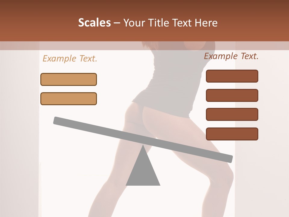 Ass Female Seductive PowerPoint Template