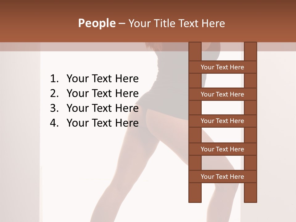 Ass Female Seductive PowerPoint Template