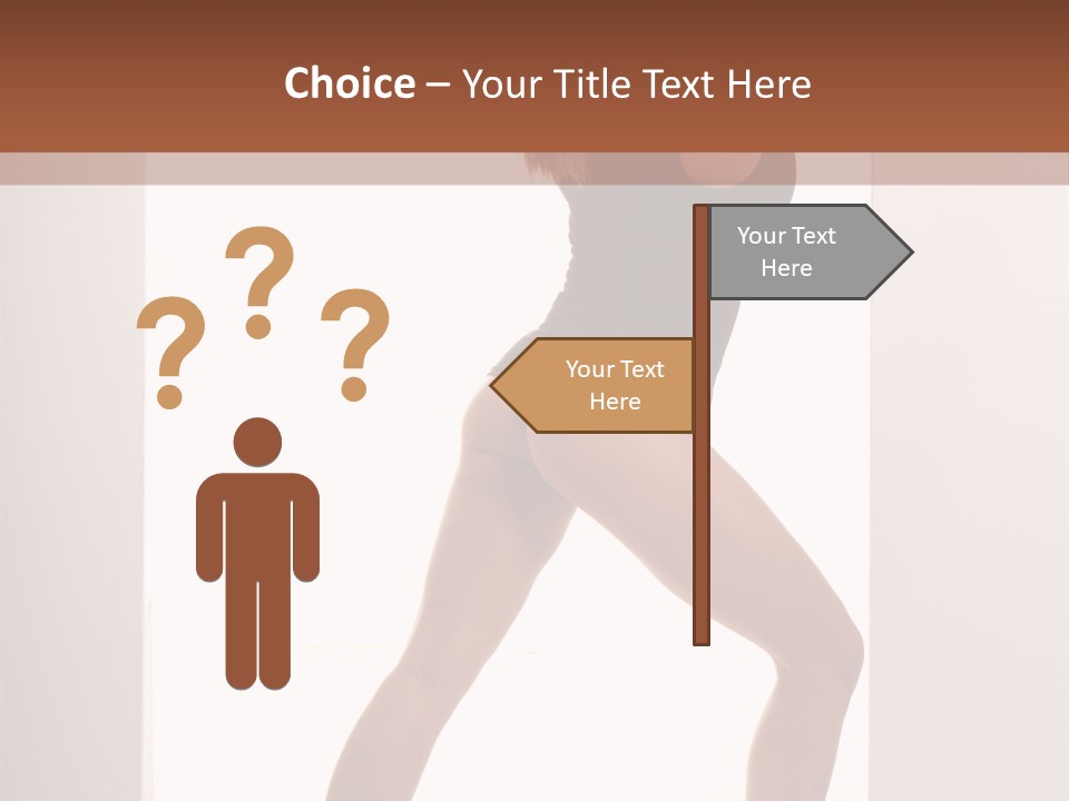 Ass Female Seductive PowerPoint Template