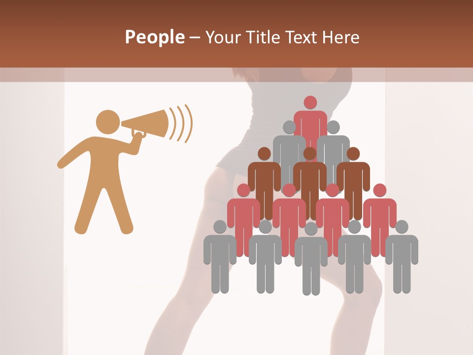 Ass Female Seductive PowerPoint Template