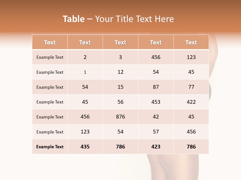 Butt Y Glamour PowerPoint Template