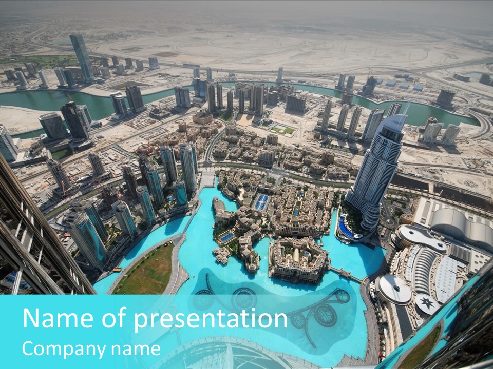 Hotel Rich Uae PowerPoint Template