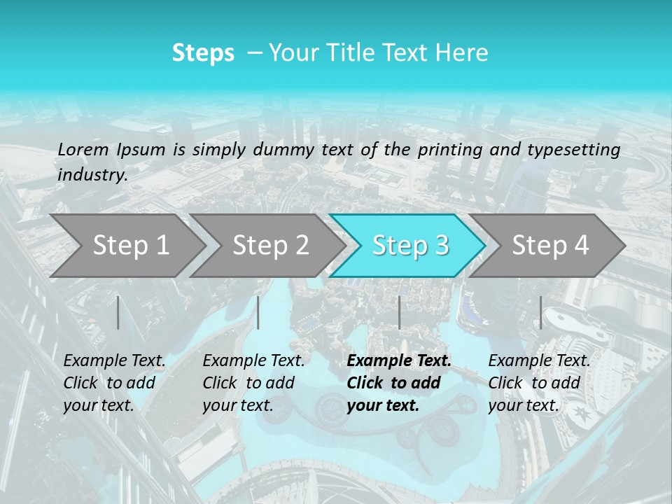 Hotel Rich Uae PowerPoint Template