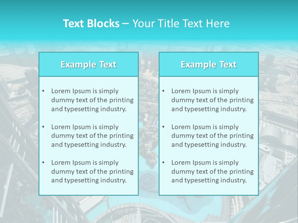 Hotel Rich Uae PowerPoint Template