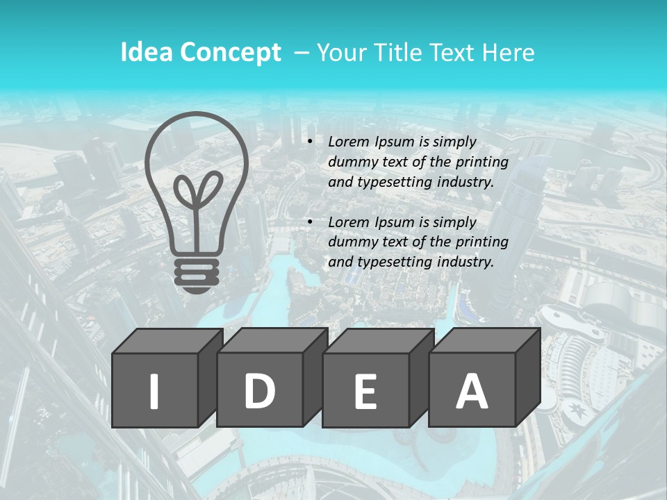 Hotel Rich Uae PowerPoint Template