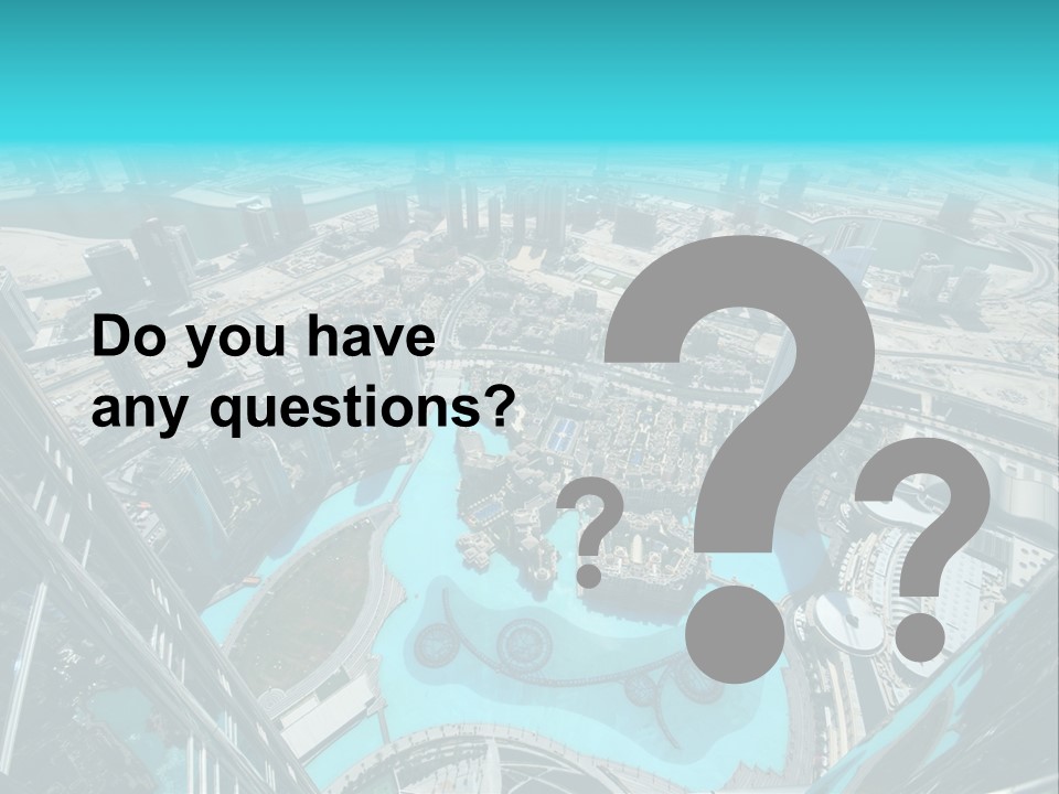 Hotel Rich Uae PowerPoint Template